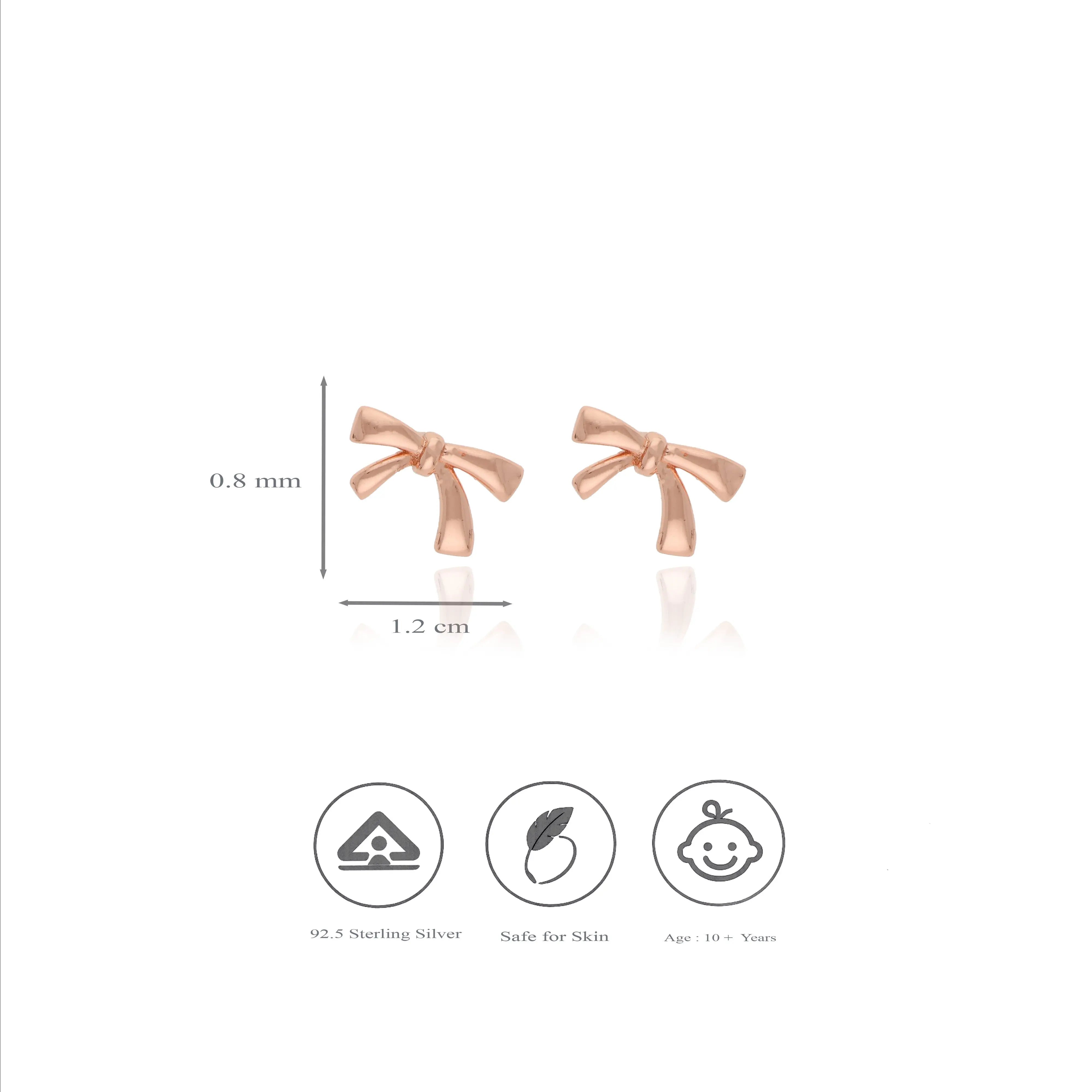 Infinity Grace 925 Silver Stud Earrings