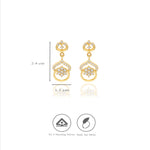 925 Silver Bloomelle Drop Earrings