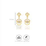 925 Silver Bloomelle Drop Earrings