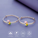 Magical Unicorn Sparkle 925 Silver Kids Bangles (0-5 Yrs)