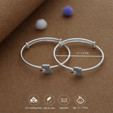 Puppy Pals Silver Kids Bangles (0-5 Years) | 925 Hallmark | Daily Wear Gift for Kids