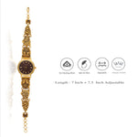 Peacock Cuff 925 Silver Antique Watch