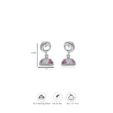 Shikhara Peacock  925 Silver Traditional Jhumka