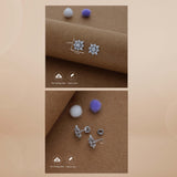 Amrutha Pushpa 925 Silver Women Stud Earring