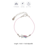 Rainbow Star 925 Thread Silver Bracelet(1-5Yrs)