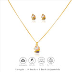 925 Silver Horse Pendant Set for Kids (3+ Yrs)