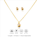 925 Silver Horse Pendant Set for Kids (3+ Yrs)