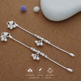 Mini Beads Traditional 925 Silver Kid Anklet(0-6 Months)
