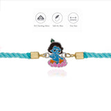 Little Krishna 925 Sterling Silver Kids Rakhi