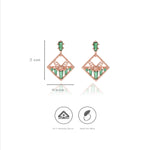 Butterfly Garden 925 Sterling Silver Drop Earrings