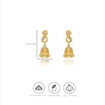 Swan 925 Silver Traditional Jhumkas