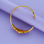 925 Silver Divine Lakshmi Gold Polish Kada