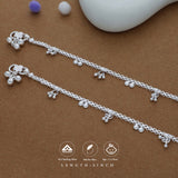 Chinni Bala Traditional 925 Silver Kid Anklet (1-2 Yrs)