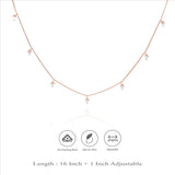 sterling silver heart charm necklace