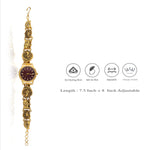 Vintage Darbar Gold Polish 925 Traditional Watch for Women