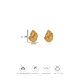 Abhaya Lakshmi Traditional 925 Gold Polish Silver Kid Earring