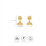 925 Silver Classic dome Jhumkas