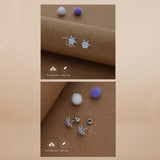 Mridula Pushpa 925 Silver Women Stud Earring