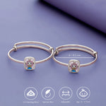 Chibi Princess Doll 925 Silver Kids Bangles (0-5 Yrs)