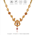 Rajavel Murugan 925 Silver Temple Necklace
