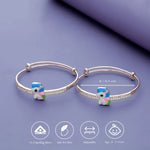 Magical Unicorn Sparkle 925 Silver Kids Bangles (0-5 Yrs)