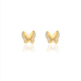 925 Silver Fairy Wings Kids Studs for Children