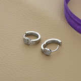 Elegant Silver Hoop Earrings for Kids