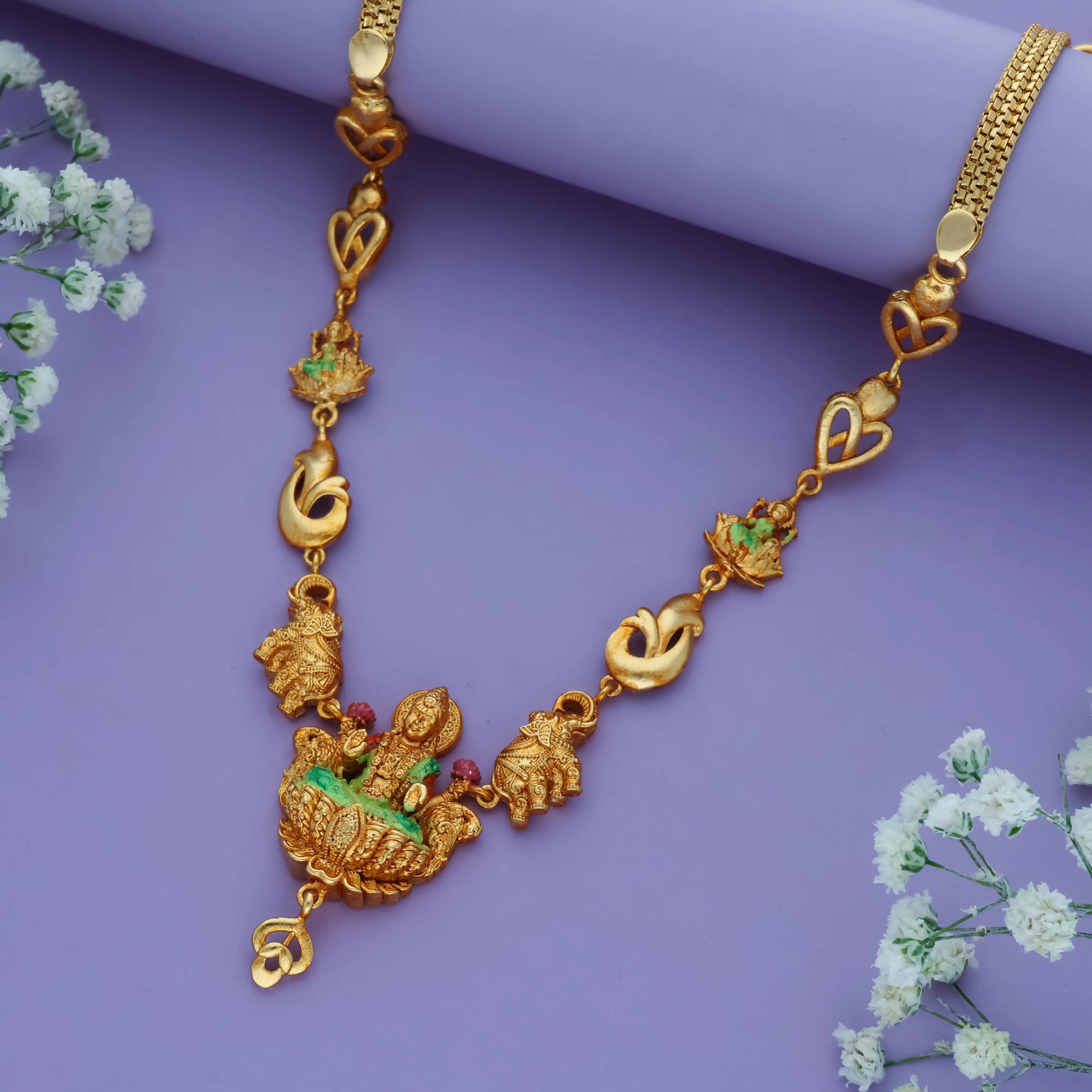Devi Divine 925 Silver Traditional Necklace