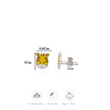 Cute Giraffe 925 Silver Stud for Kids & Teen(5+ Yrs)