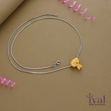 Charming Yellow Puppy 925 Silver Kids Chain Pendent(5+ Yrs)