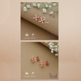 Mesmerizing Butterfly Rose Gold Polish 925 Silver Stud