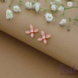 Mesmerizing Butterfly Rose Gold Polish 925 Silver Stud
