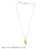 Twinkle Giraffee 925 Silver Kids Chain Pendant(3+ Years)