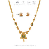 Vedic Splendor Traditional 925 Silver Necklace Set