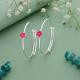 Cute Flower Adjustable 925 Silver Kid Bangle(0 - 5Yrs)