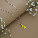Twinkle Giraffee 925 Silver Kids Chain Pendant(3+ Years)