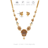 Sri Kubera Dhanavarsha 925 Silver Necklace Set