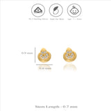 925 Silver High Spark Kids Studs