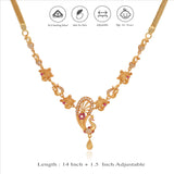 925 Silver Peacock Design Traditional Necklace