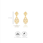 Petal Drops 925 Silver Earrings