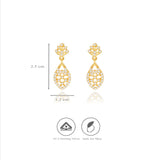 Petal Drops 925 Silver Earrings