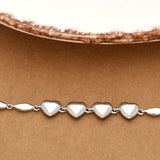 Loveable Heart Silver Bracelet