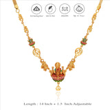 Sri Gaja Lakshmi 925 Silver Temple Necklace