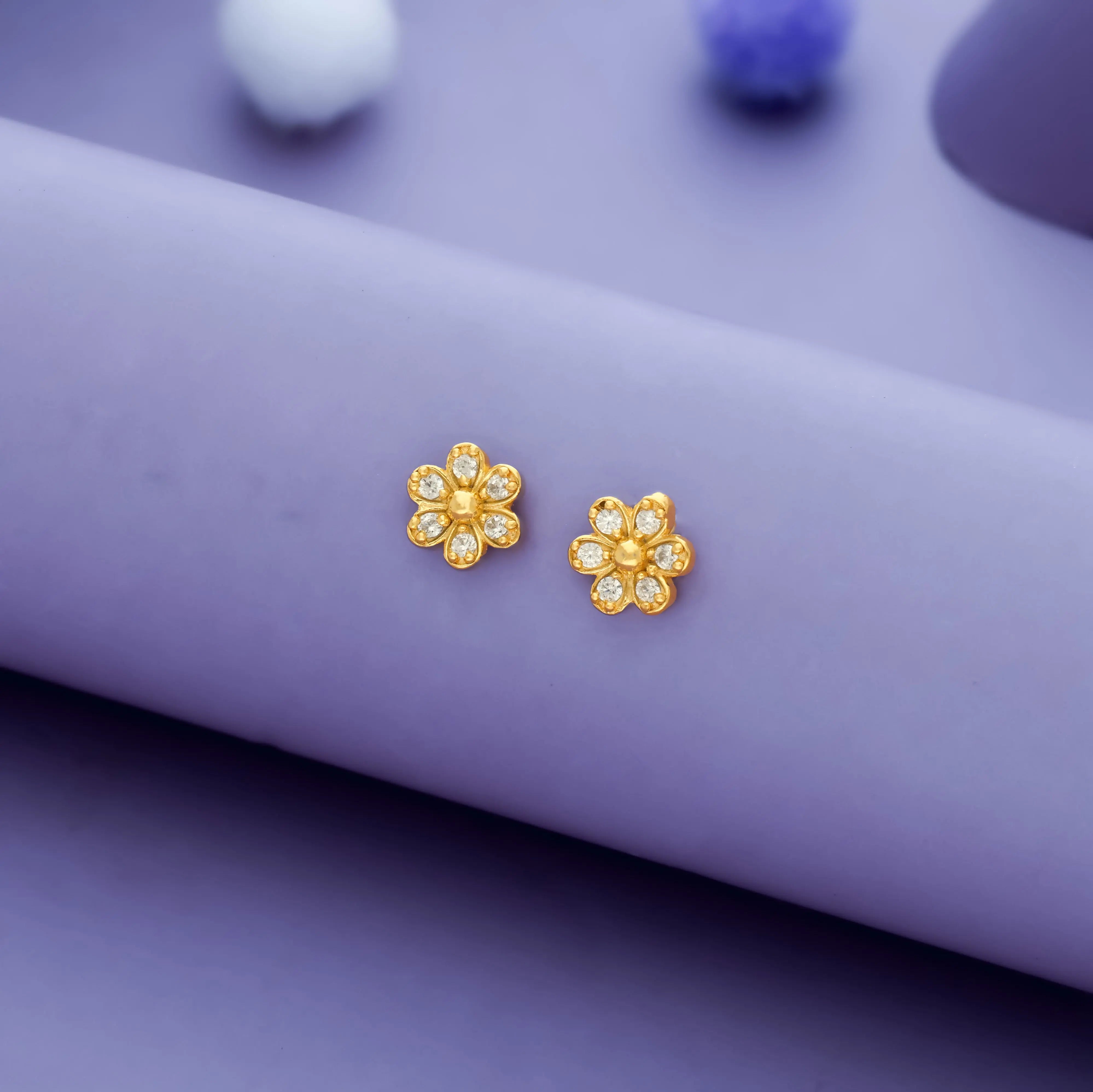925 Silver Garden Giggles Kids Studs