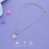 Yellow Breezy Butterfly 925 Silver Kid Pendant (3+ Yrs)