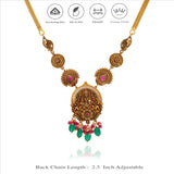 925 Silver Antique Lakshmi Temple Necklace