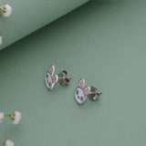 Cute Bunny 925 Silver Stud for Kids & Teen(5+ Yrs)
