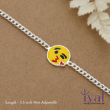 Smily Silver Bracelet for Babies (Unisex)