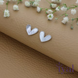 True Heart 925 Silver Stud