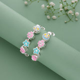 Charming Adjustable 999 Silver Kid Bangle(0 - 6Yrs)
